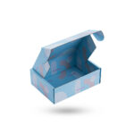 premium blue mailer boxes