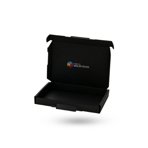 black gift postal boxes
