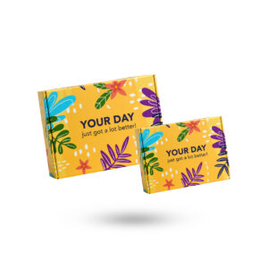 yellow mailer boxes uk