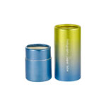 logo printed holographic tube boxes