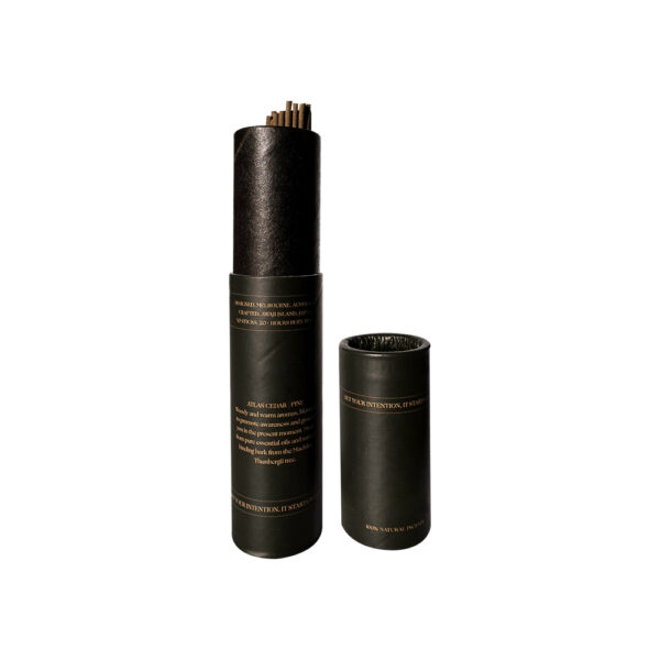 logo printed incense tube packaging