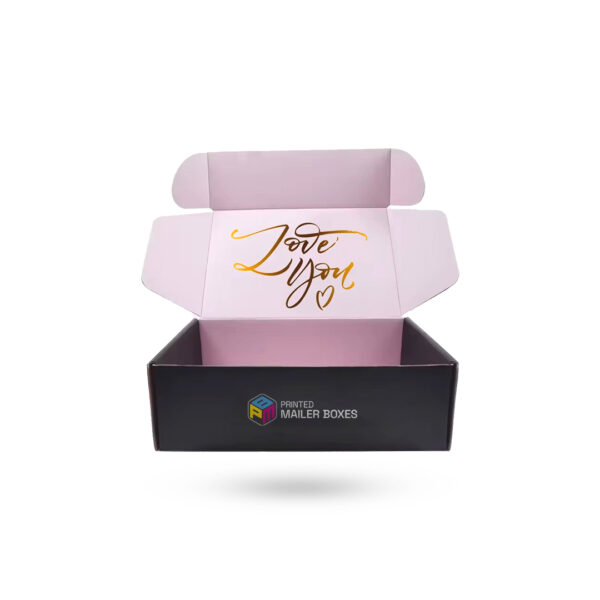 foil logo mailer boxes