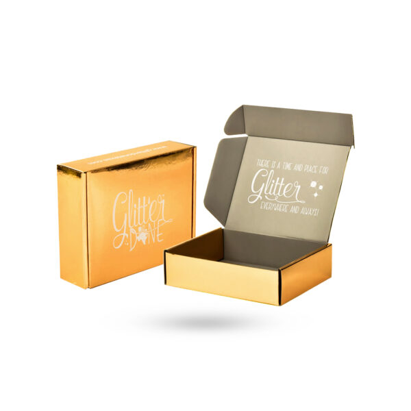Gold Color mailer boxes