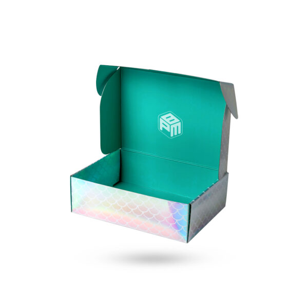logo printed glossy mailer boxes