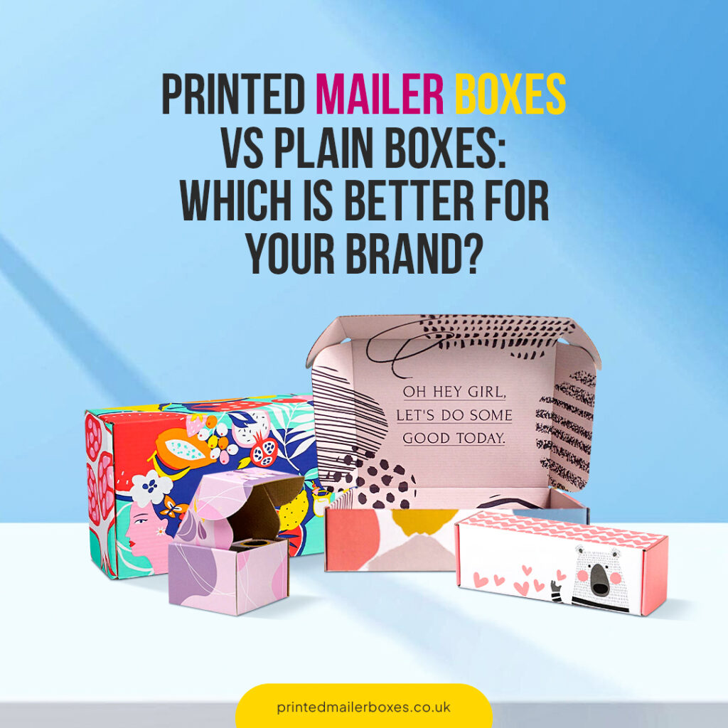 printed vs plain mailer boxes